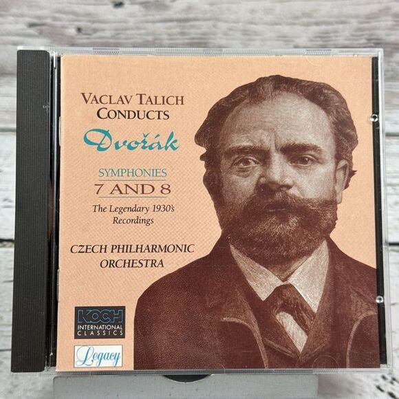 Vaclav Talich Conducts Dvorak Symphonies 7 & 8 Czech Philharmonic KOCH [1990 CD] - Picture 1 of 4